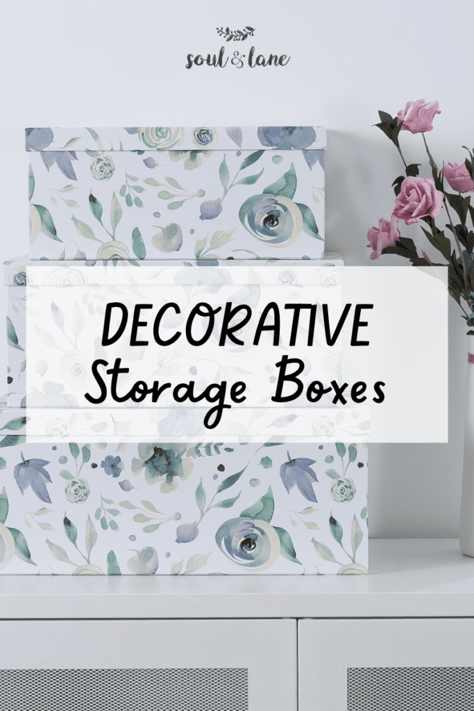 decorative storage boxes
