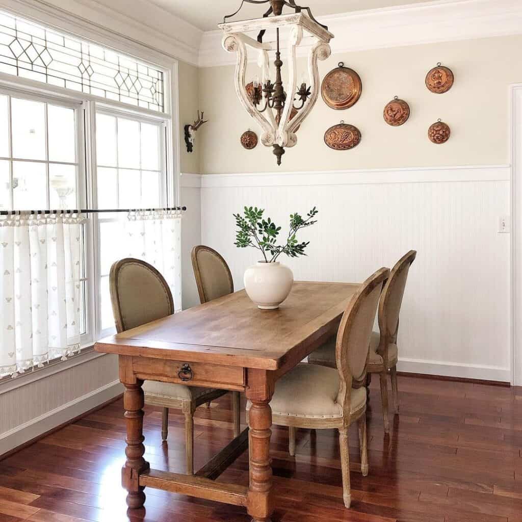 Farmhouse Dining Room Curtains