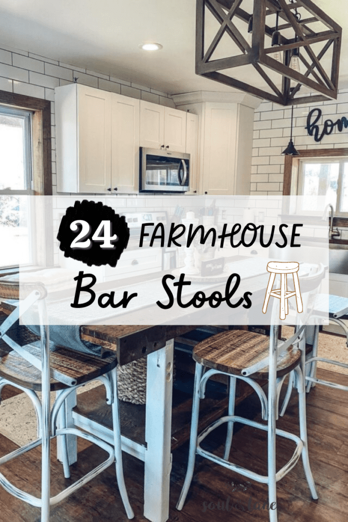 farmhouse bar stools