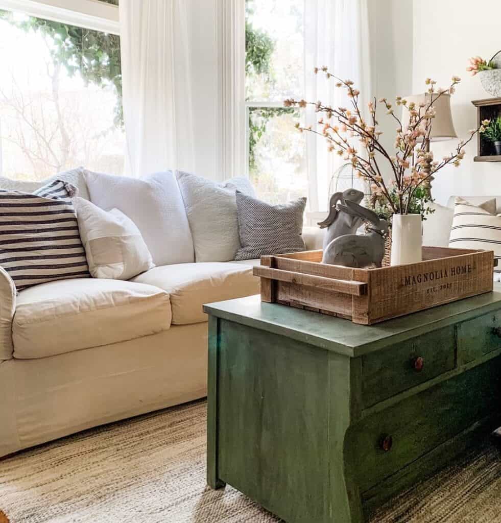 farmhouse coffee table