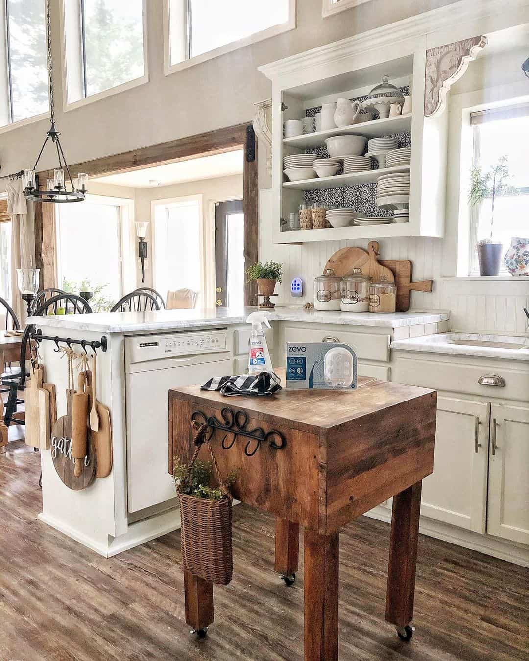 45 Farmhouse Kitchen Island Ideas to Update the Heart of Your Home