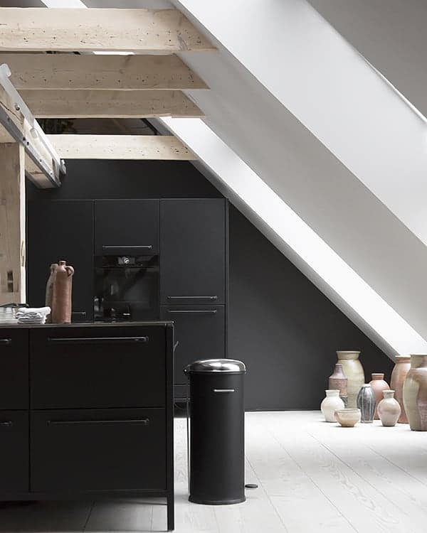 Black Kitchen Island