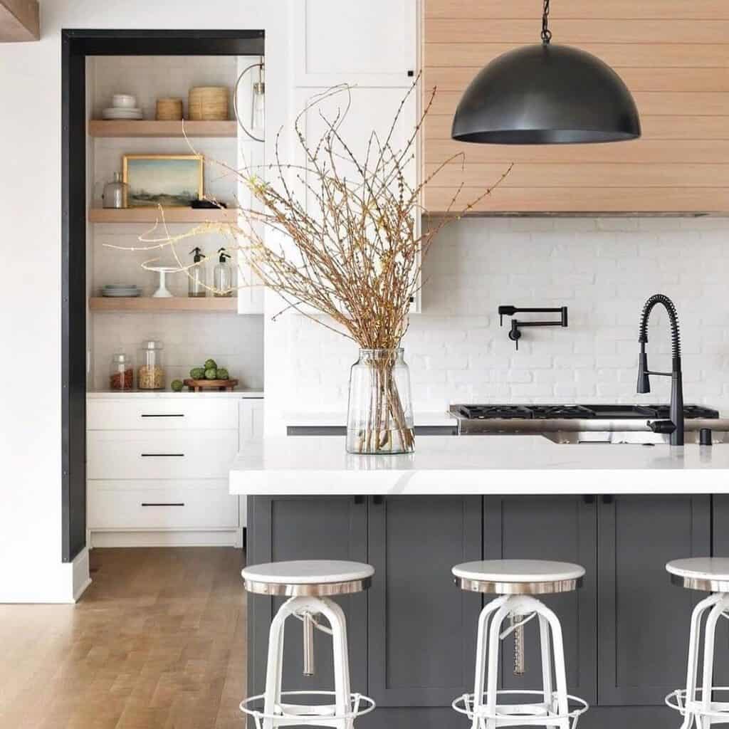 Two-Toned Kitchen Cabinet