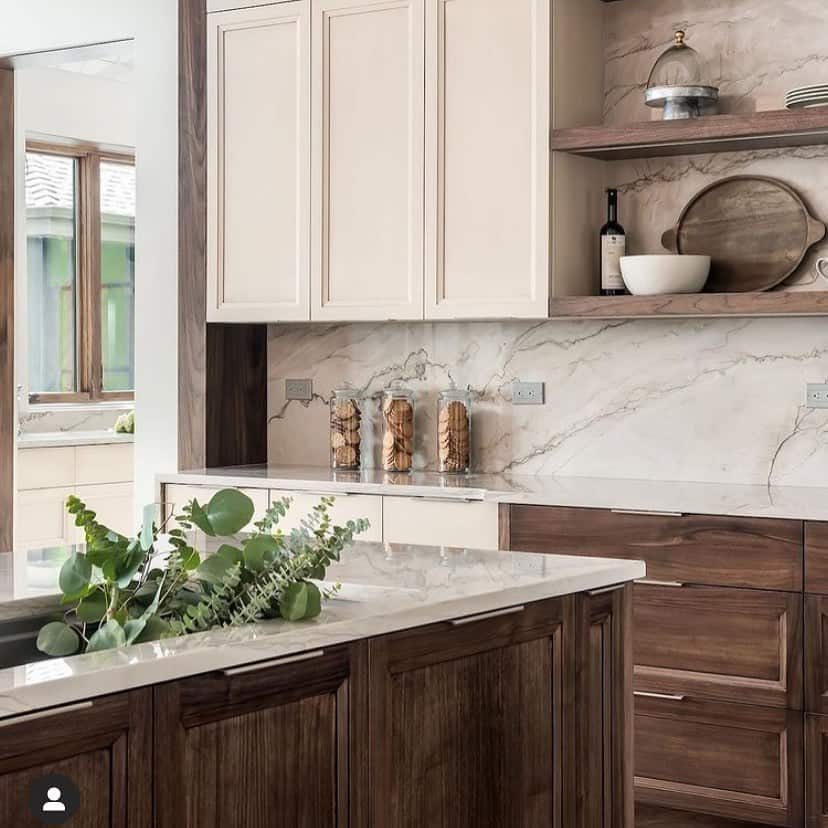 Two-Toned Kitchen Cabinet