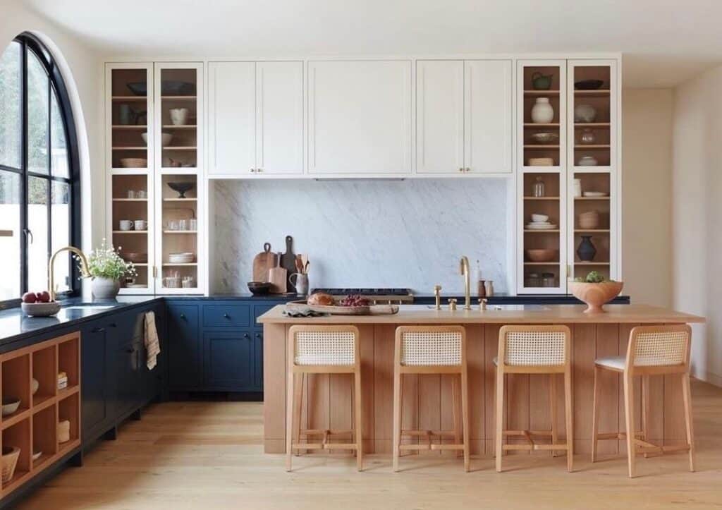 Two-Toned Kitchen Cabinet