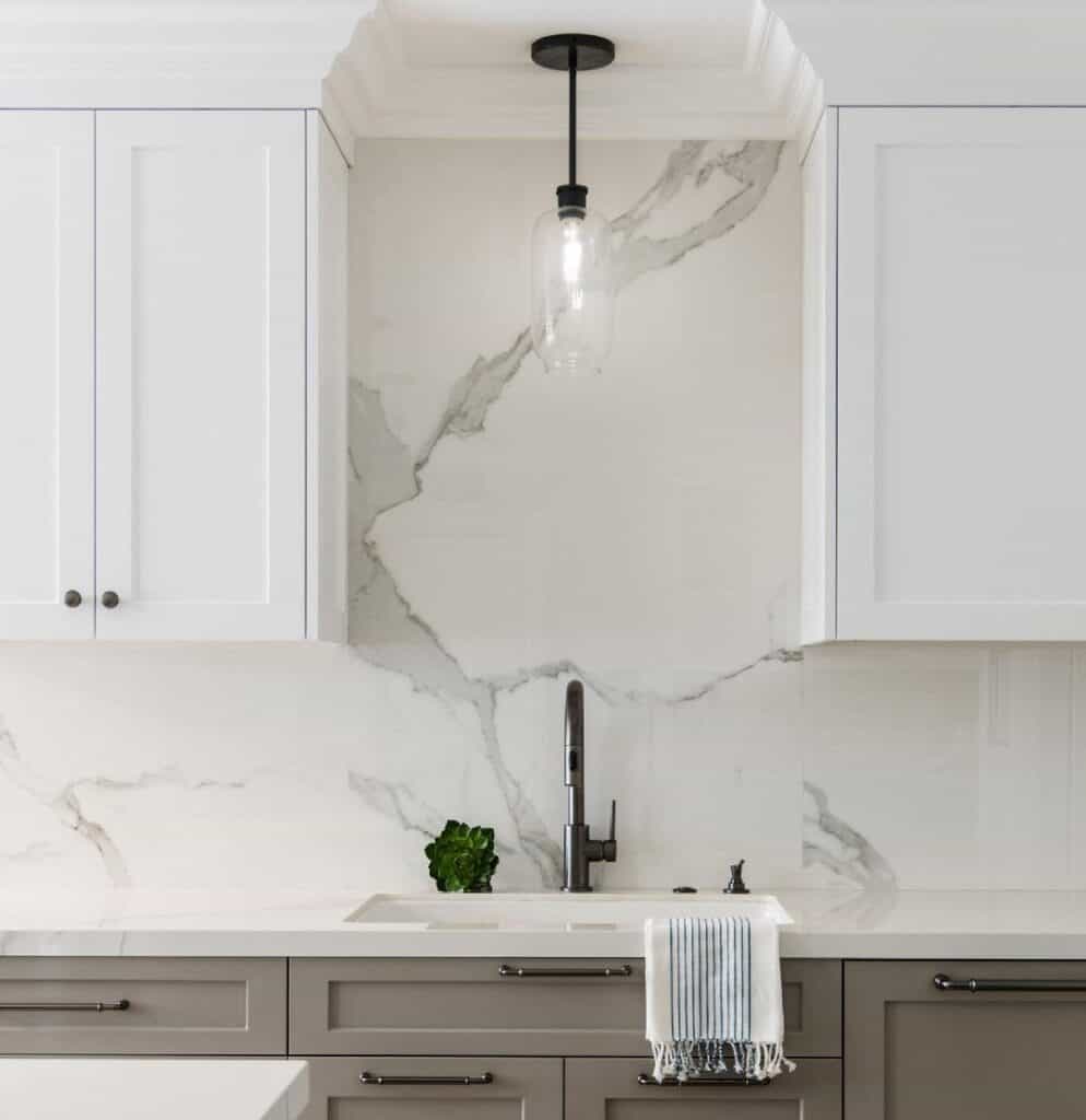 Two-Toned Kitchen Cabinet