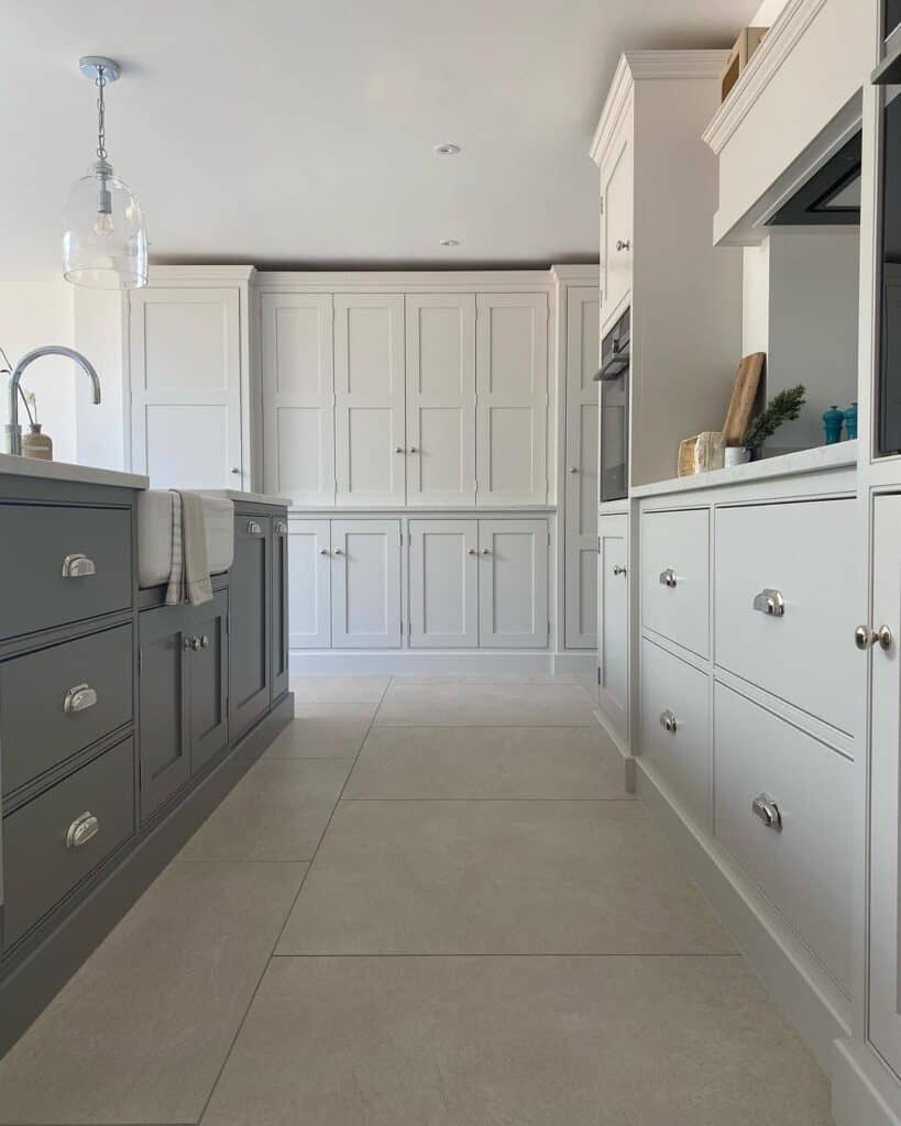 Two-Toned Kitchen Cabinet