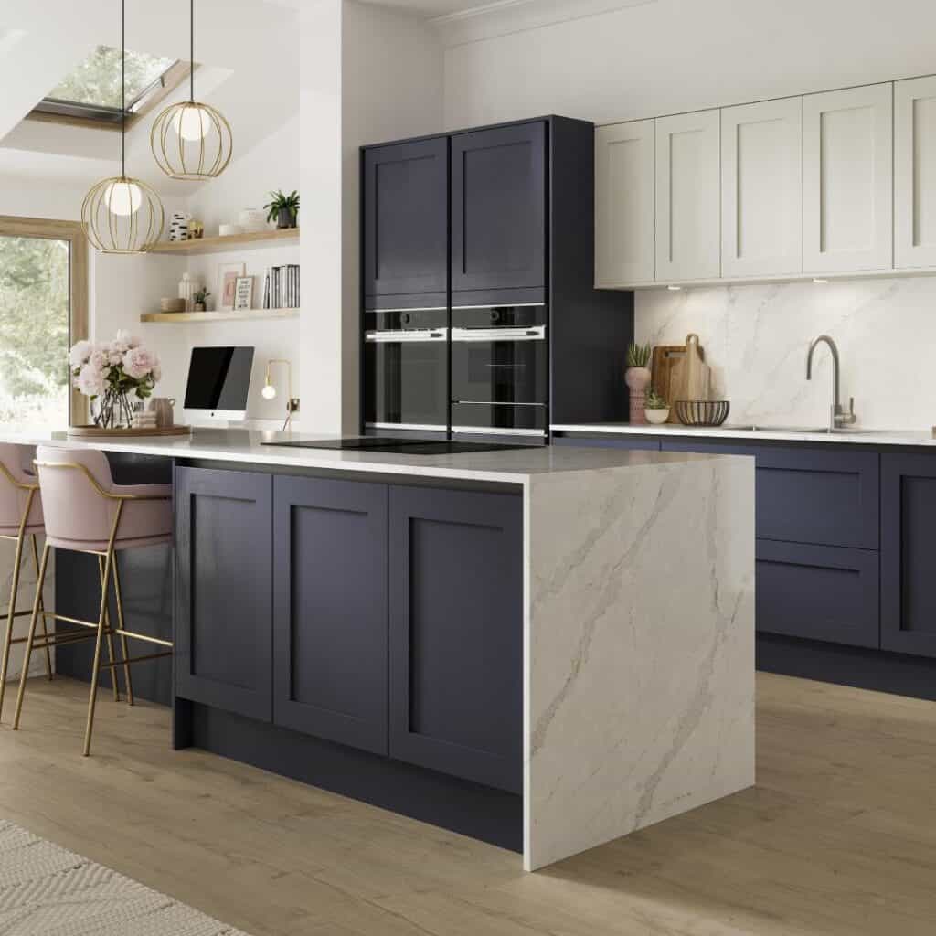 Two-Toned Kitchen Cabinet