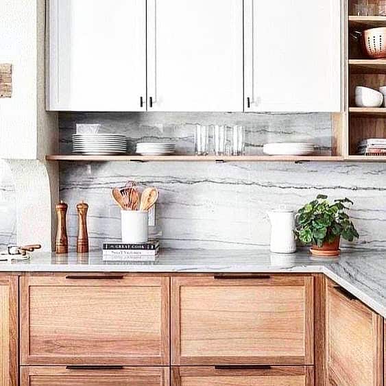 Two-Toned Kitchen Cabinet