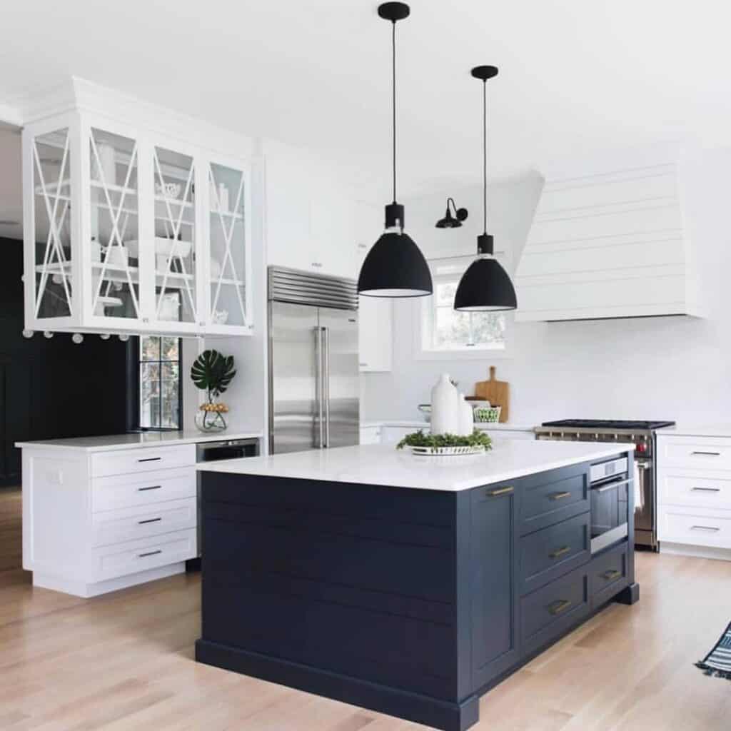 Two-Toned Kitchen Cabinet