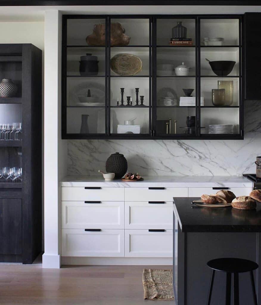 Two-Toned Kitchen Cabinet