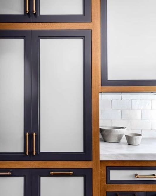 Two-Toned Kitchen Cabinet