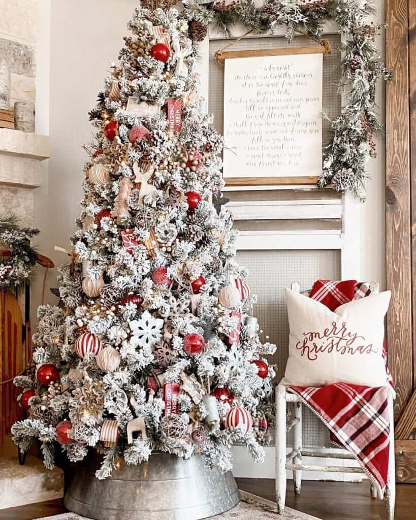 The Bridge Collection Gingerbread & Galvanized Metal Tree Figurine The Bridge Collection Gingerbread & Galvanized Metal Tree Figurine