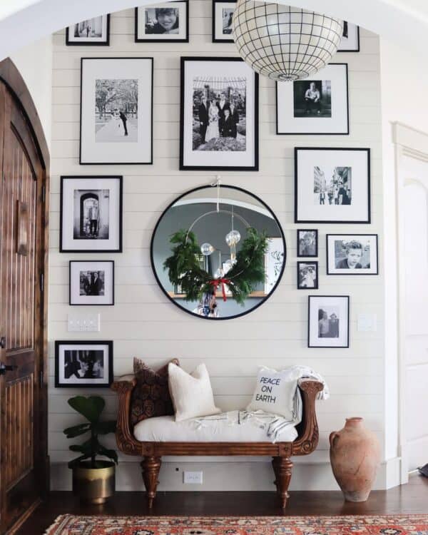 18 Entryway Gallery Wall Ideas that Will Make a Great First Impression