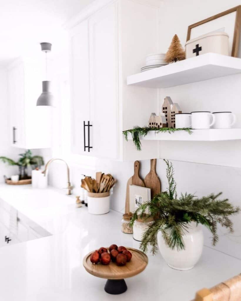 Farmhouse Christmas Kitchen Décor Ideas
