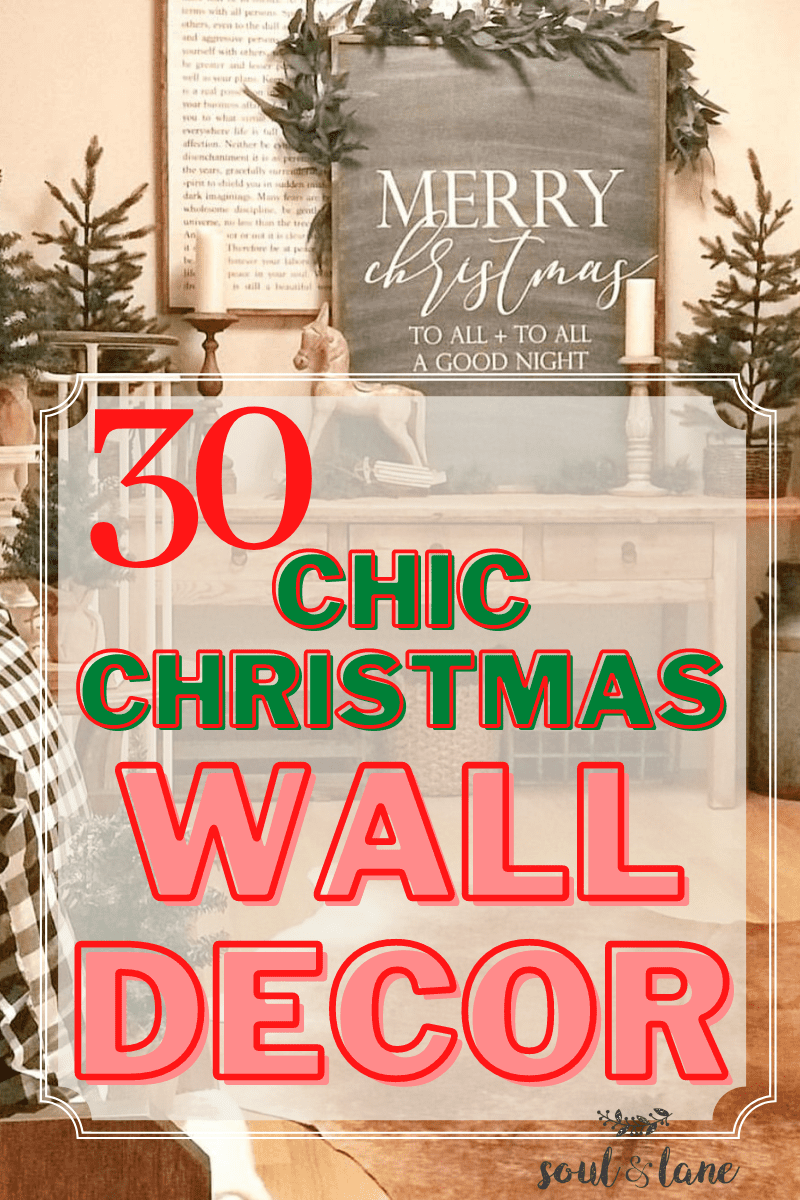 35 Best Christmas Wall Decor Ideas And Designs For 2021 | vlr.eng.br
