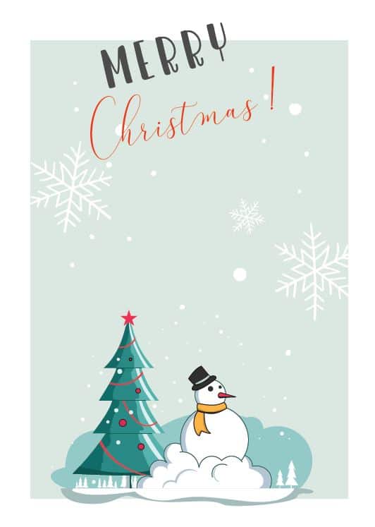 printable christmas cards