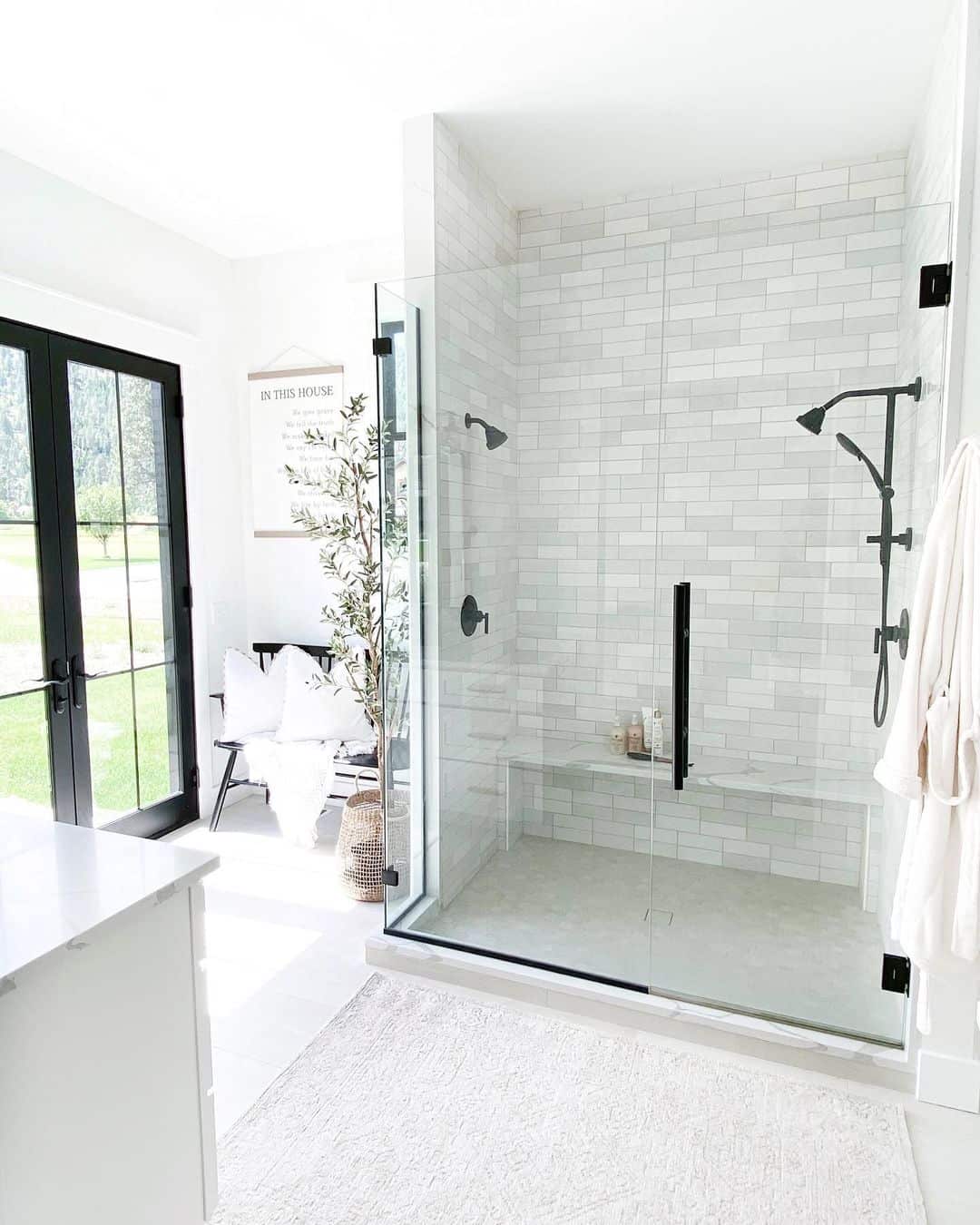 21 White Bathroom Tile Ideas For A