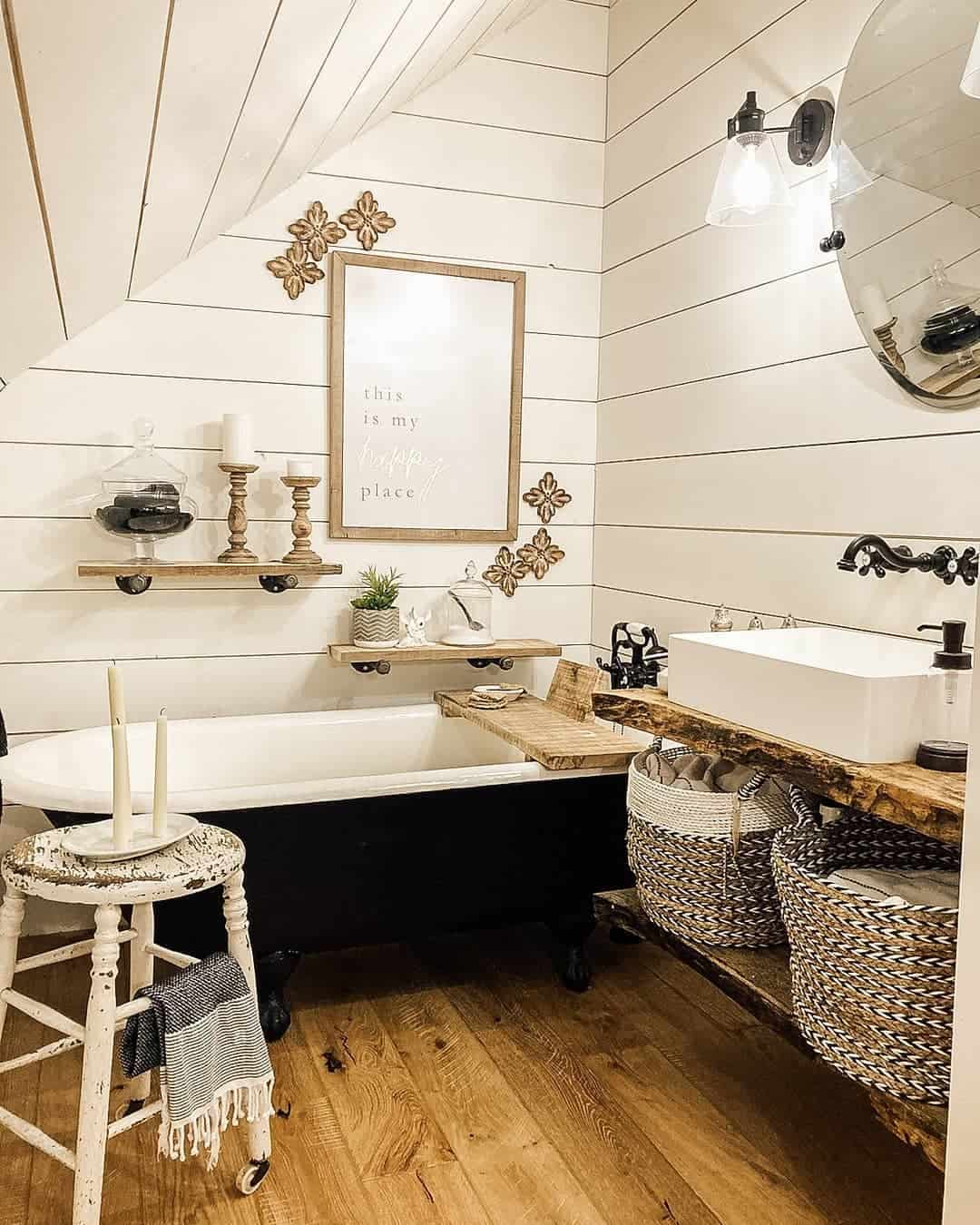 19 Easy and Effortless Ideas How to Decorate a Tub Surround