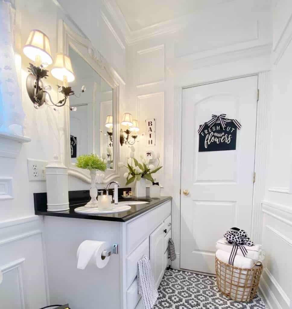 White Vanity Bathroom Ideas