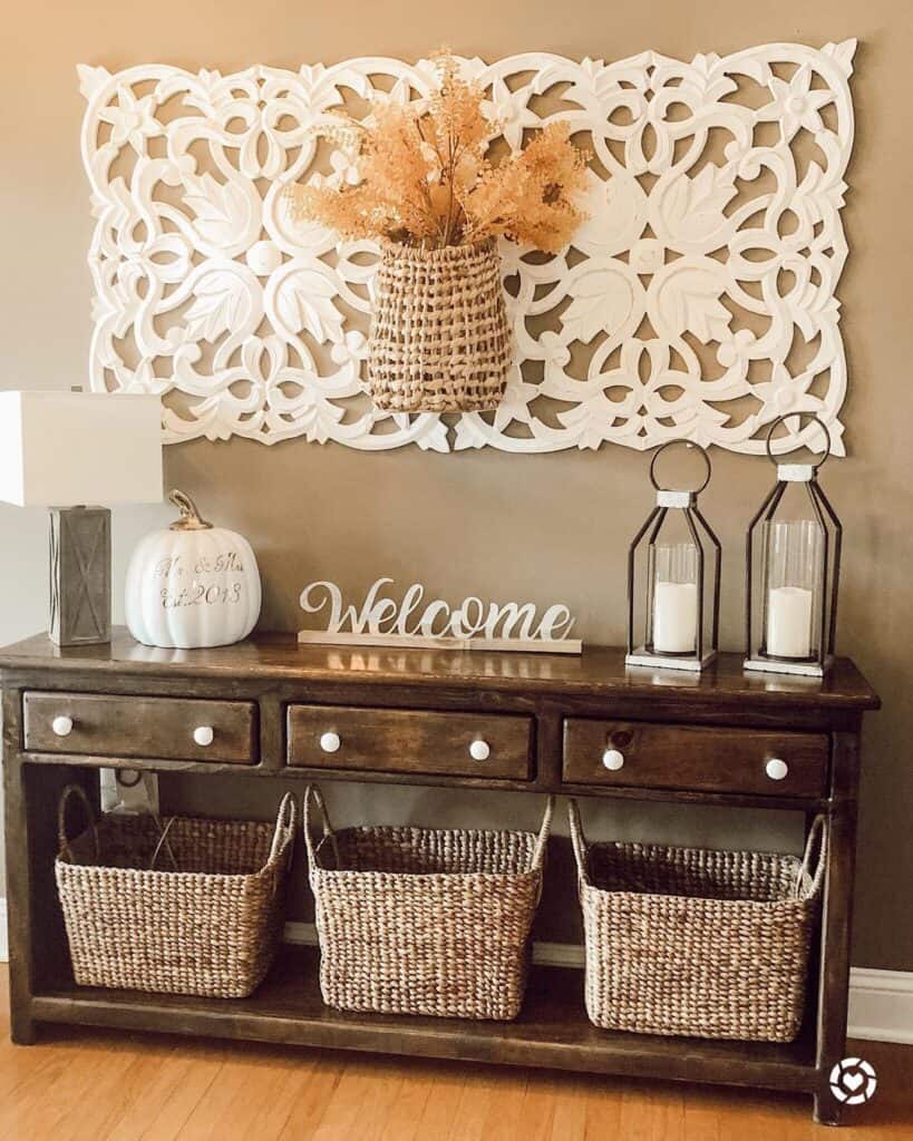 What Do You Hang Above a Console Table?