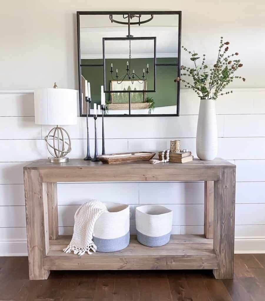 What Do You Hang Above a Console Table?