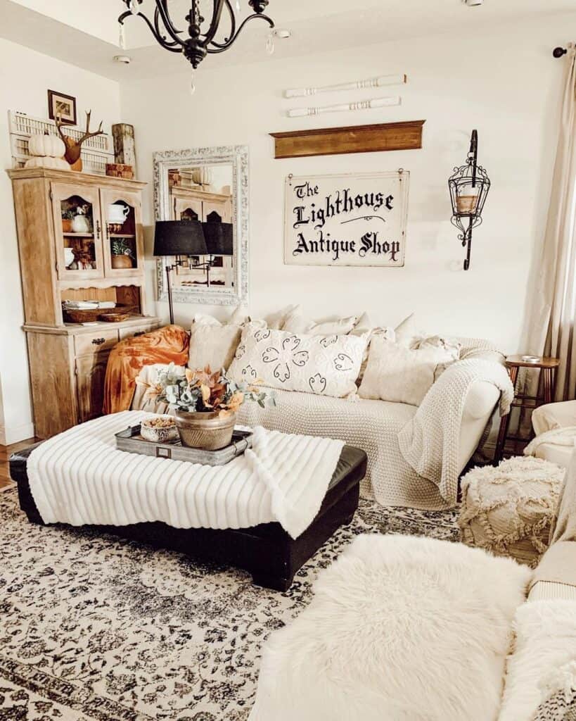 Wall decor above couch store