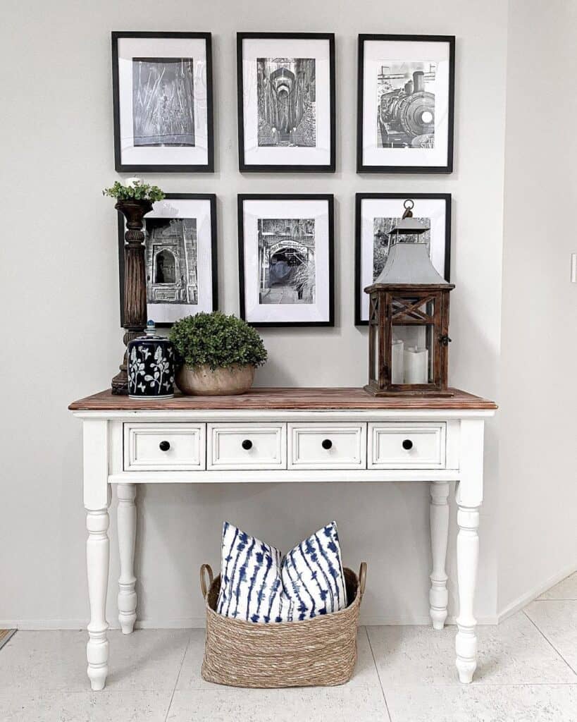 What Do You Hang Above a Console Table?