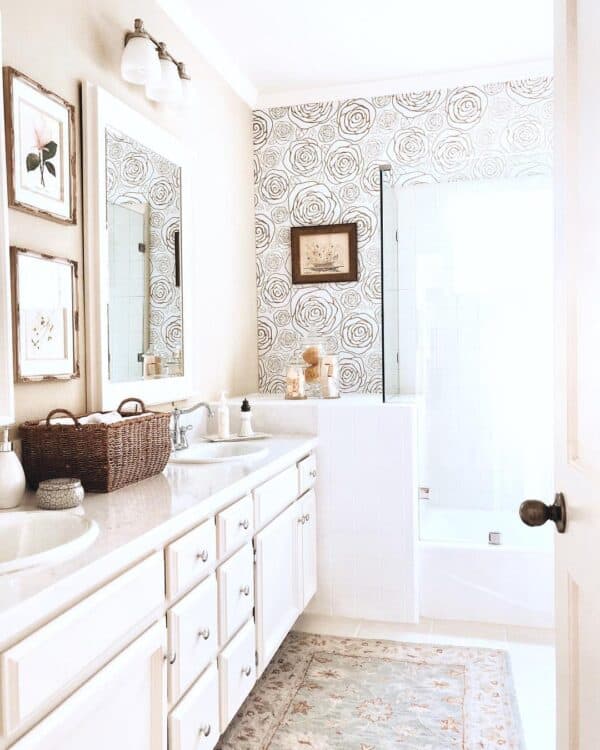 25 Visually Stunning Bathroom Accent Wall Ideas