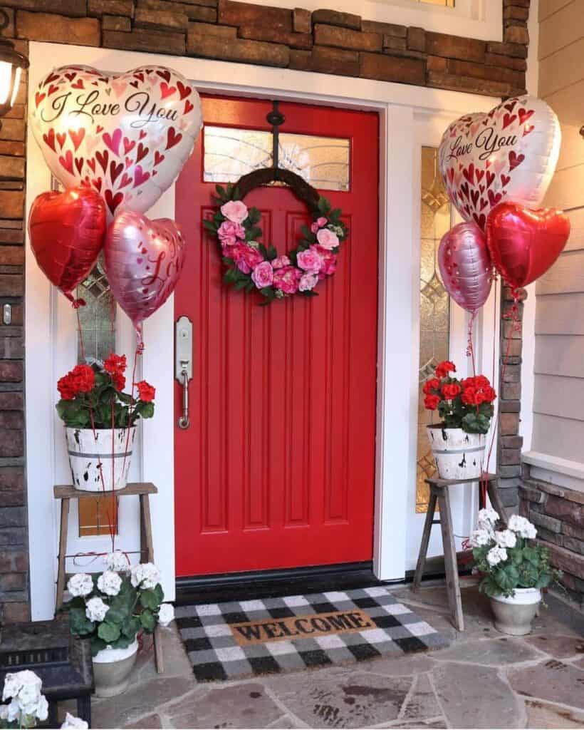 VALENTINE'S DAY DECORATIONS AROUND THE HOUSE