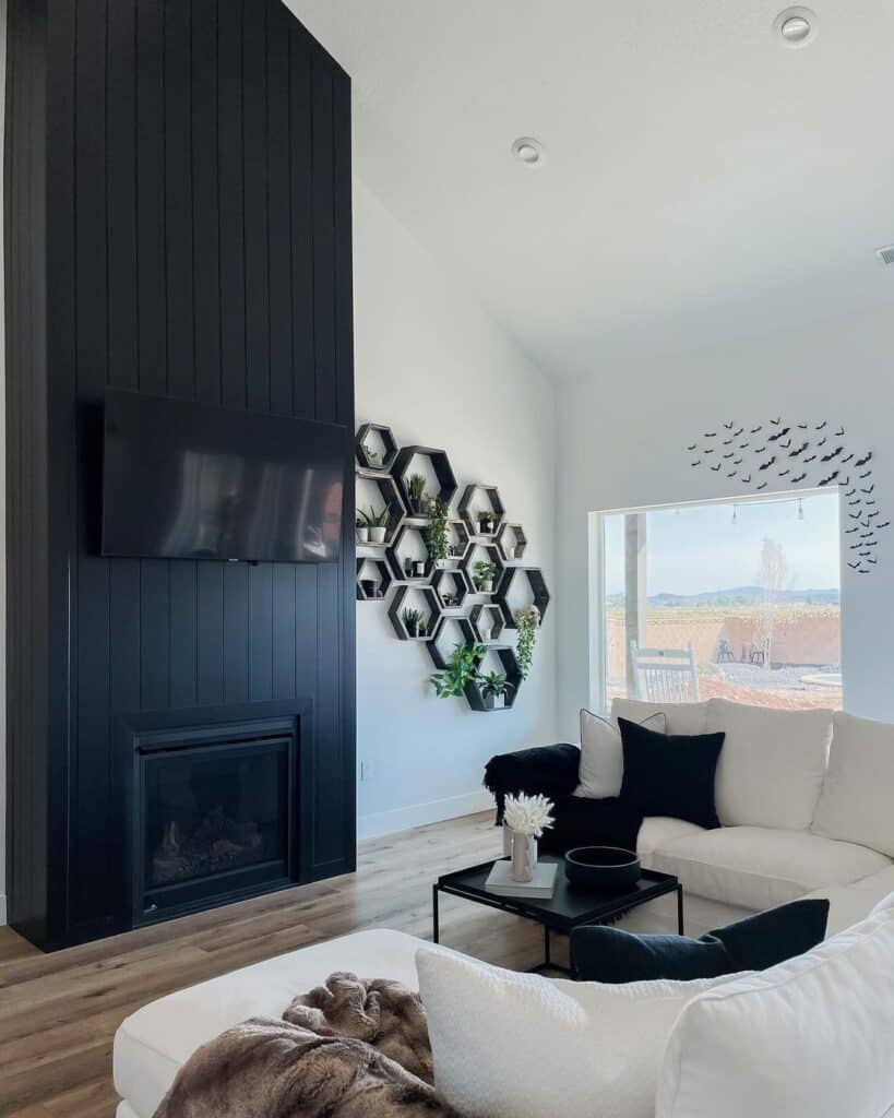 Modern Shiplap Fireplace Ideas