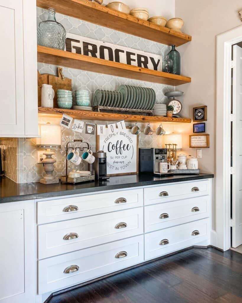 Built-In Coffee Bar Ideas