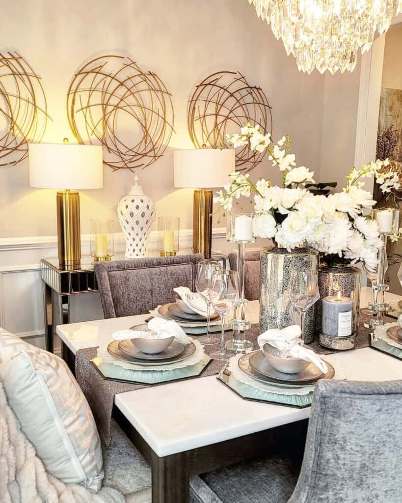 Elegance Dining Room Wall Decor Ideas