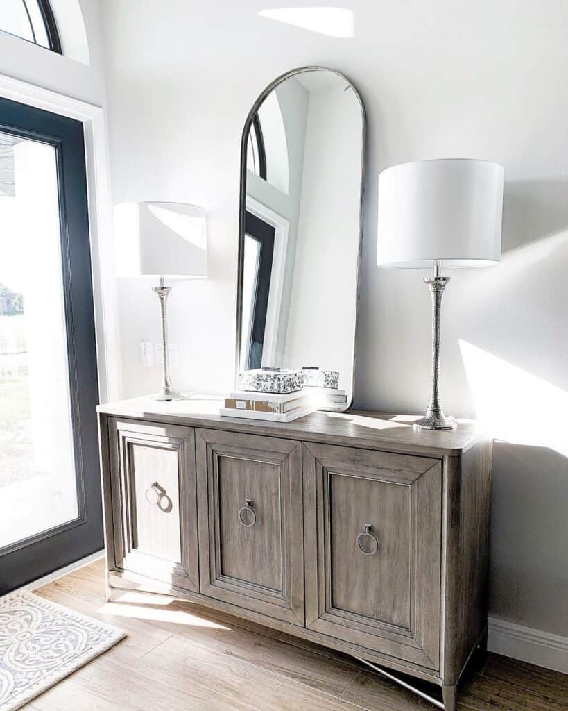 Mirrors Above Console Tables