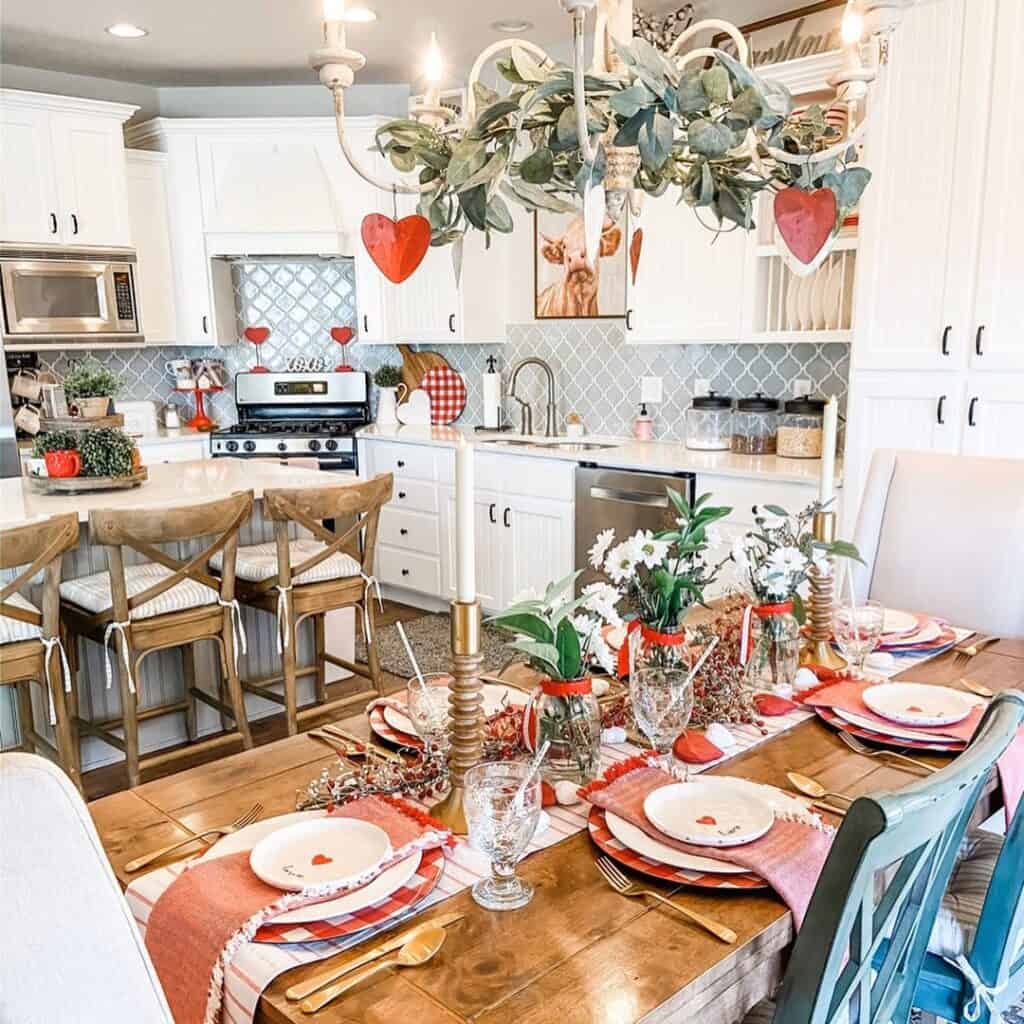 Valentine’s Day Kitchen Décor Ideas