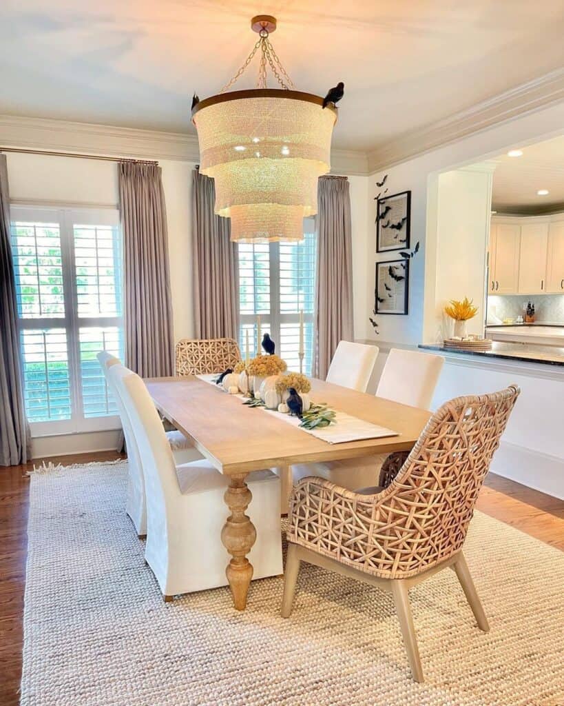 Farmhouse Dining Table and Chairs Ideas