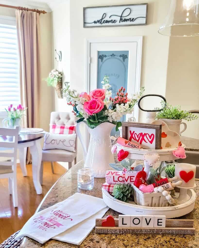 Valentine’s Day Kitchen Décor Ideas