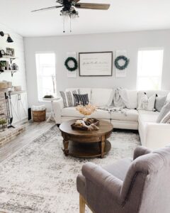 32 Stylish Round Coffee Table with Sectional Couch Ideas to Add Zest