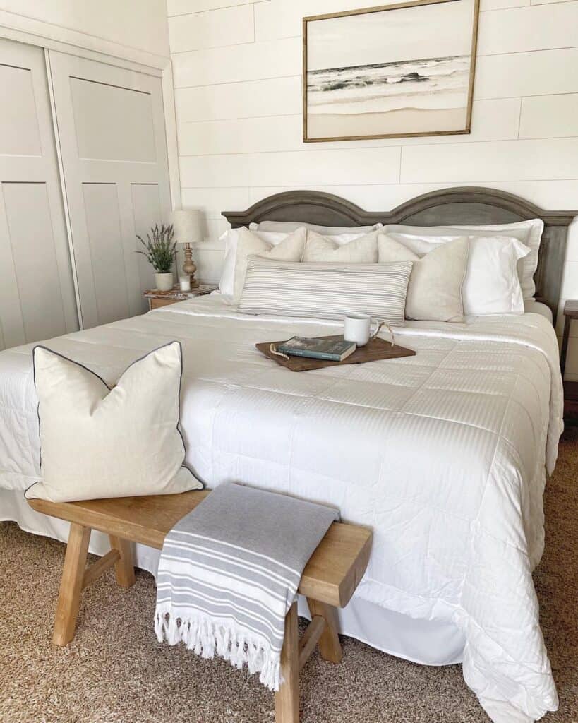 Farmhouse Bedroom Benches