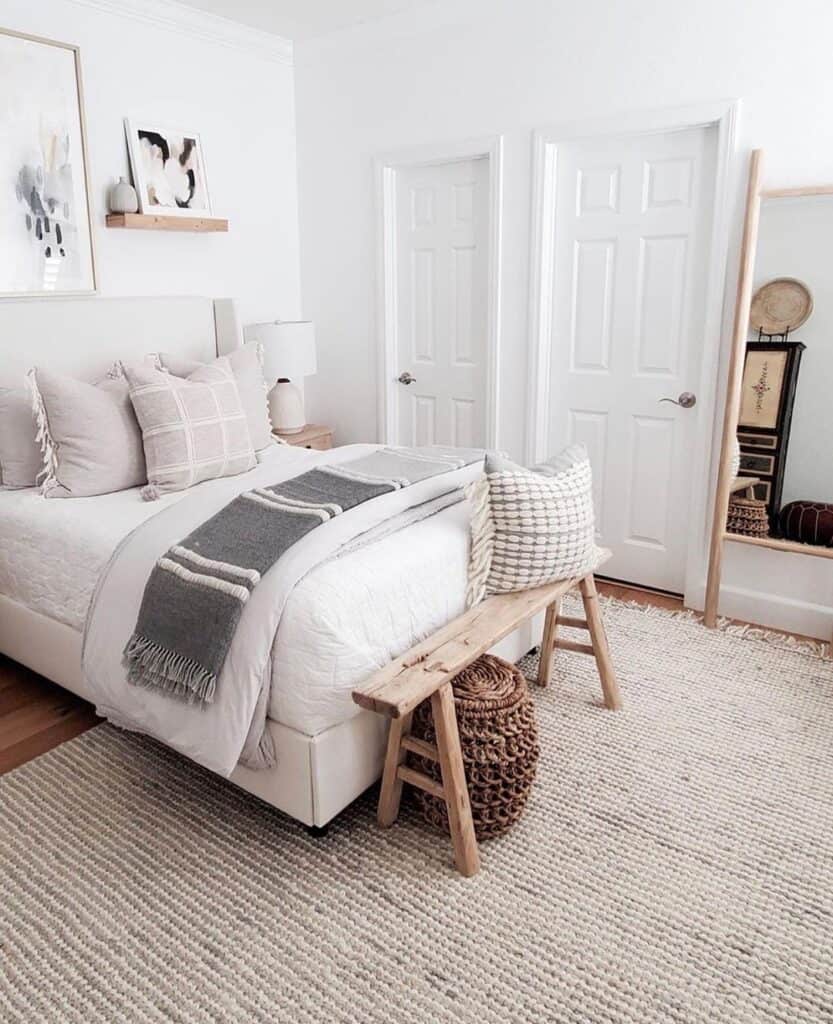 Farmhouse Bedroom Benches