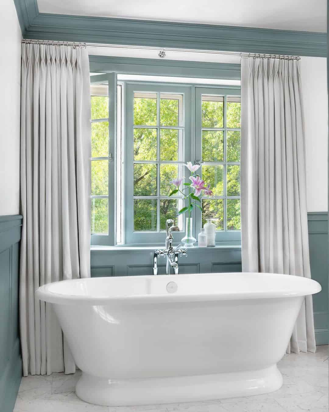 26 Bathtub in Front of Window Ideas That Look Dreamy