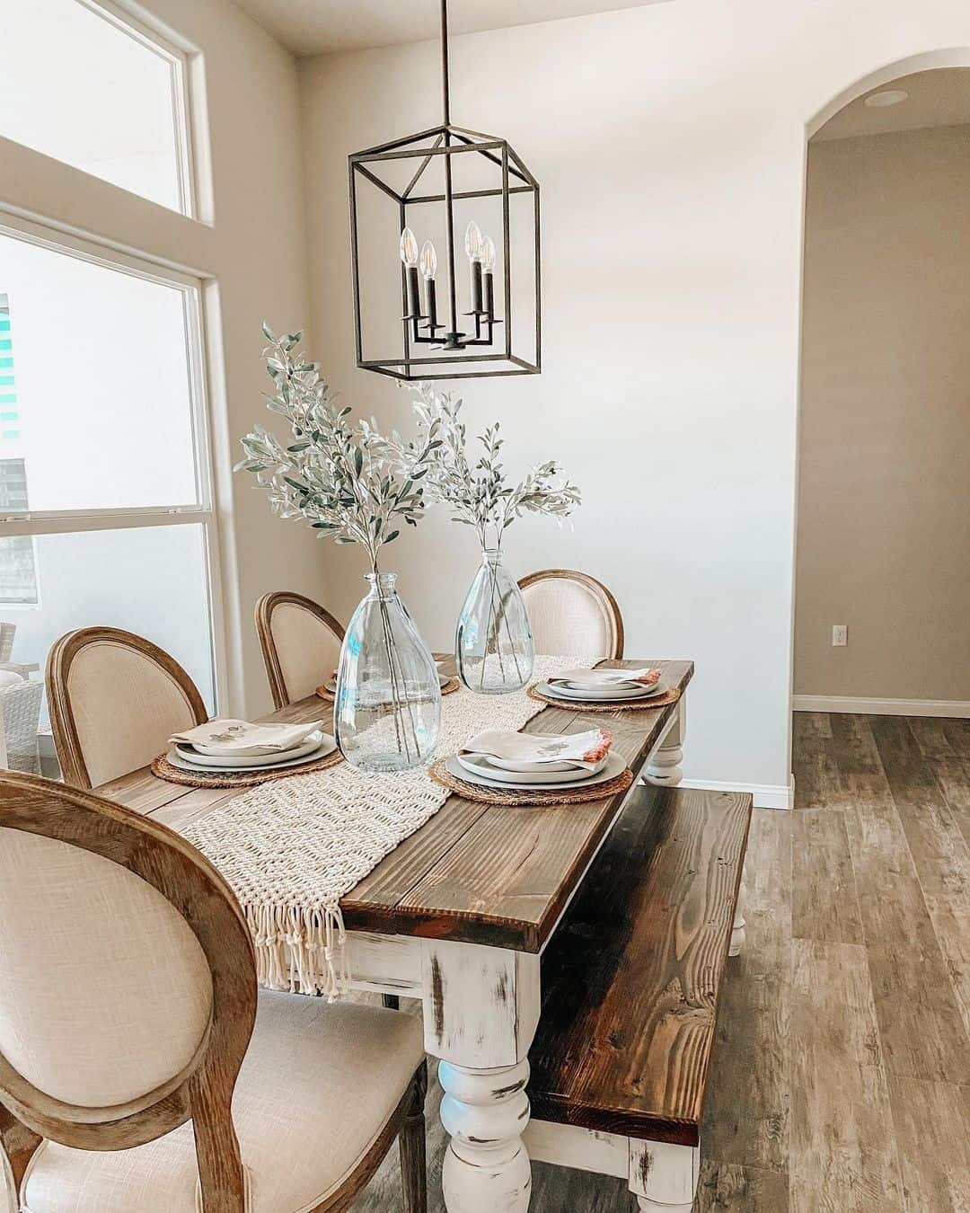 Farmhouse Dining Room in Agreeable Gray - Soul \u0026 Lane, image size:1080x1350