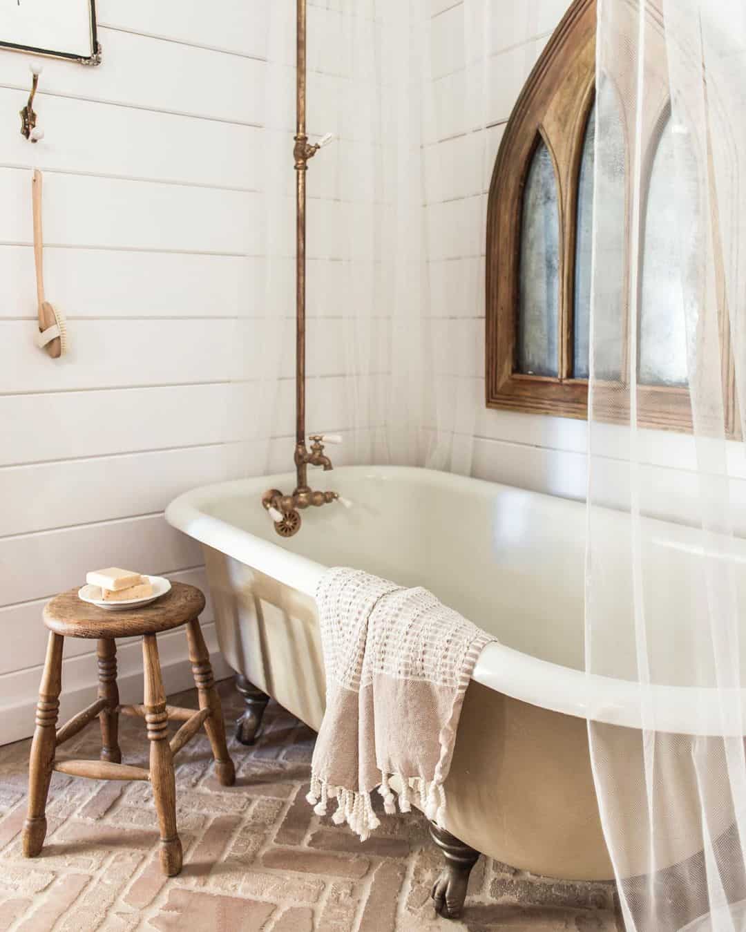 Farmhouse Roll Top Tub Shower Combo Soul & Lane