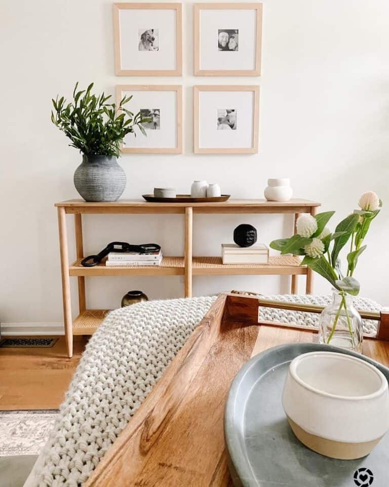 Forever Charm of Wood And White
