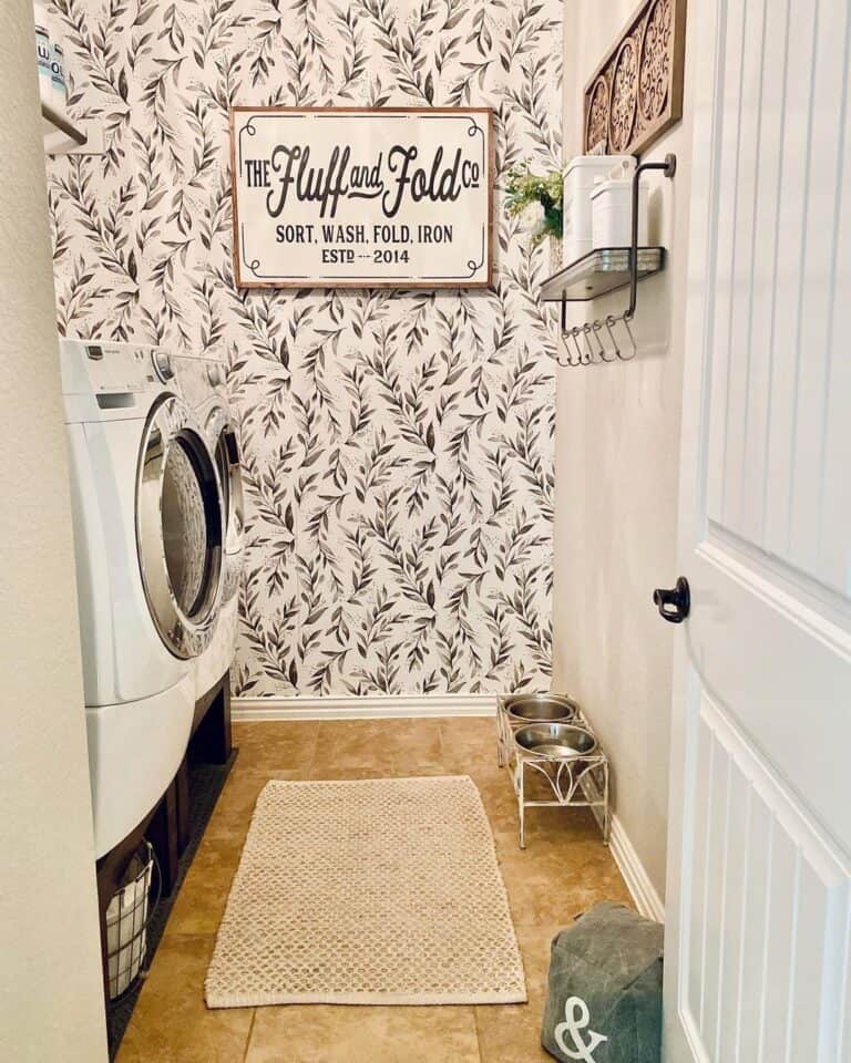 Small Laundry Room Makeover with Loads of Laundry Room Decor Ideas