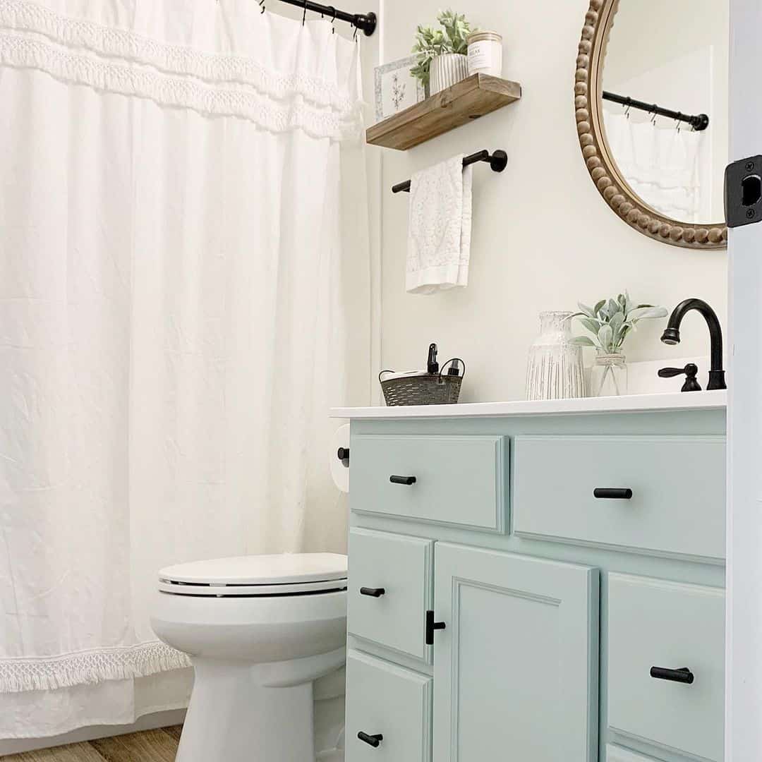 29 Blue Grey Bathroom Vanity Ideas for an Extra Charm