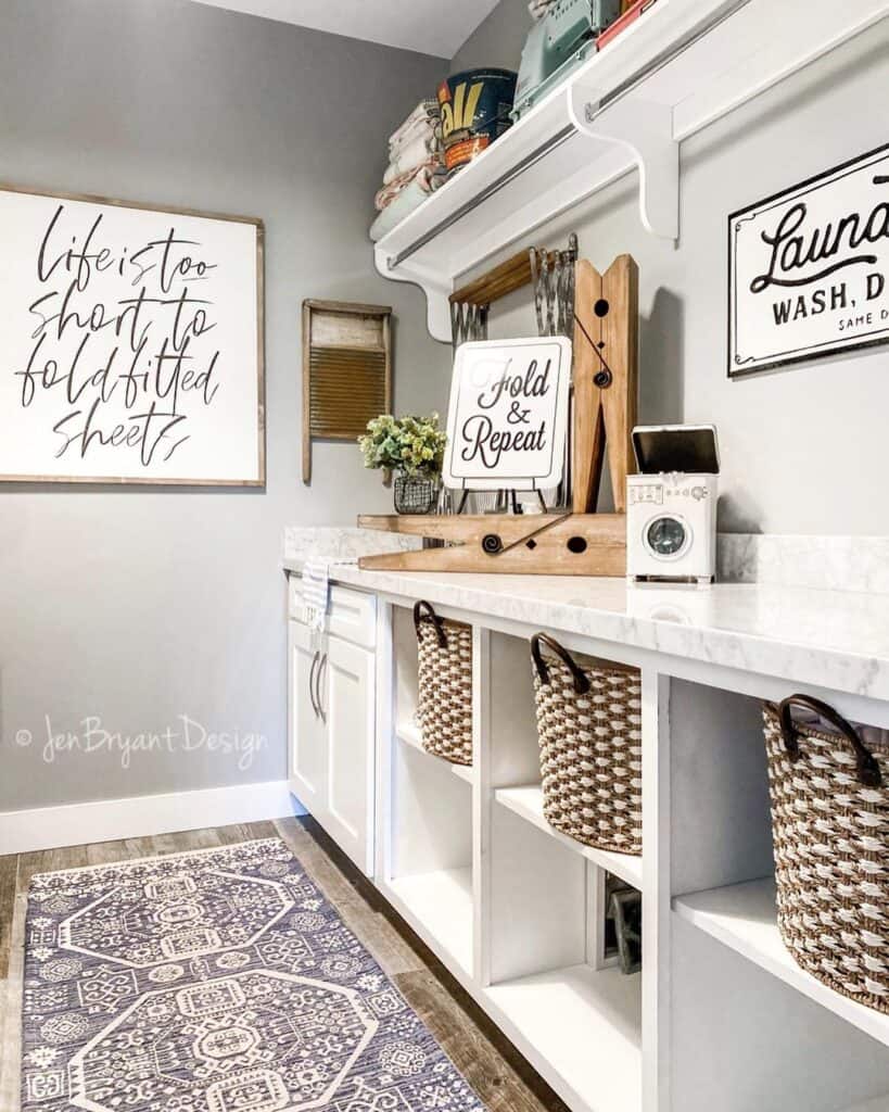 Clothespin Shelves