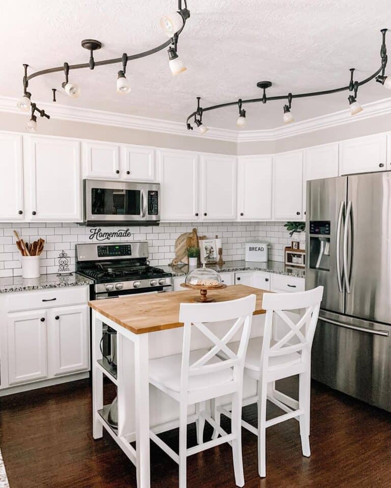 Open Shelf Kitchen Island End Panel