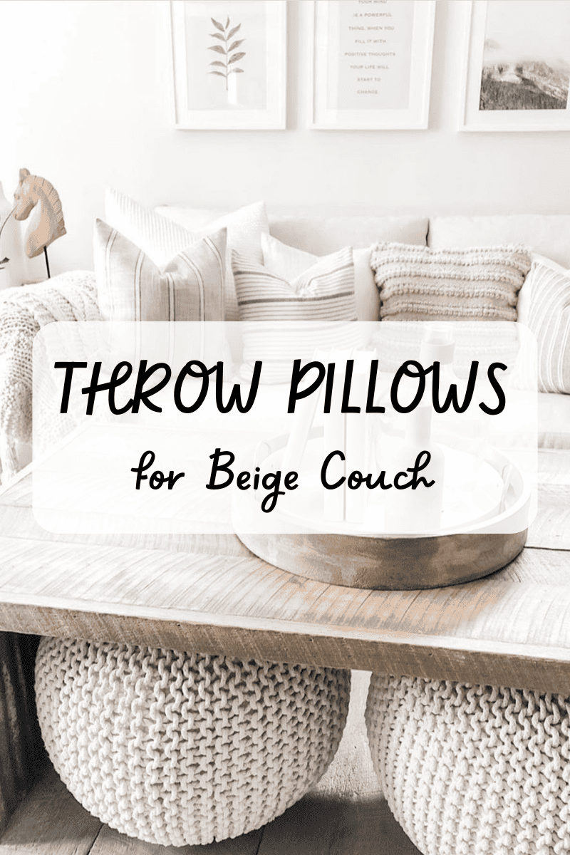 28 Throw Pillows for Beige Couch to Spruce Up Your Home
