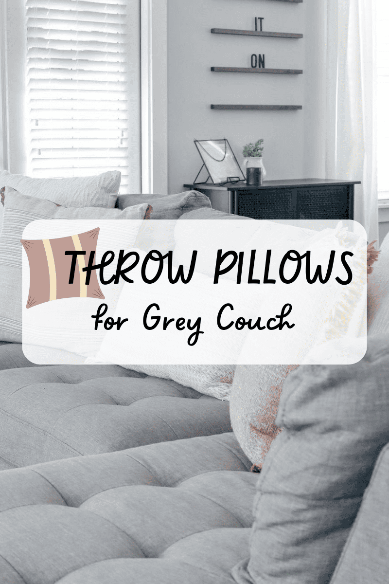 21 Stylish Throw Pillow Ideas for Grey Couches  Stylish throw pillows,  White throw pillows, Pillows